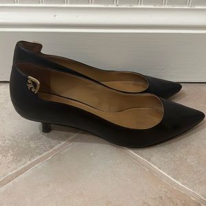 Tory Burch low black heels